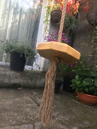 Kids swing, wooden indoor swing, handmade tree swing, children gift idea