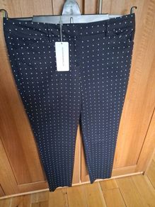 Katherine Barclay Montreal Ladies New Navy/White Trousers 10