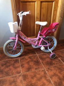 Girls pink bike