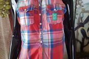 Superdry Cropped Shirt Size M 10 AV