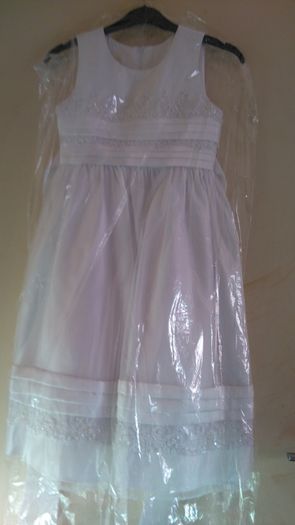 Communion dress/Flower girl/Wedding white age 10