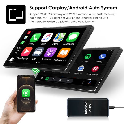 1 DIN Android Car Radio Video Audio Universal Stereo Auto Carplay 7Inch Screen Autoradio for VW Nissan Peugeot Toyota Multimedia