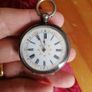 Vintage Silver Pocket Watch Image 2