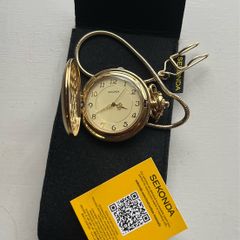 Sekonda gold-plated pocket watch