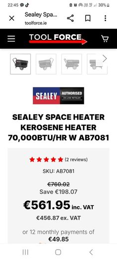 industrial space heater