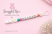Personalised Silicone Soother Clips