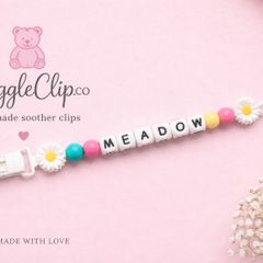 Personalised Silicone Soother Clips