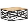 Coffee Table 68x68x35 cm Solid Mango Wood Image 8