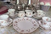 Queens Apple Blossom tea set