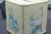 A Vintage Armstrong &amp; Claydon, Oscar And Bertie Money Box Tin Ware