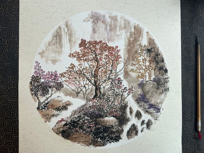 Oriental Ink painting