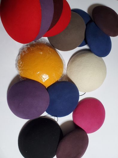 100%wool felt Beret Hat Bases/millinery supplies
