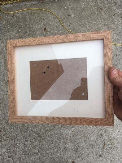 Oak photo frame