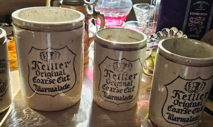 5 Vintage Marmalade Pots