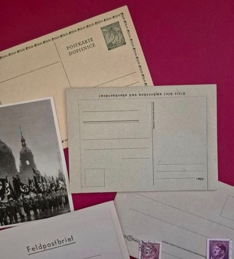 Selection of 3rd reich, stamps/ postcards/propaganda photo, and military feldpost.