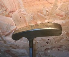 Acushnet Brass heavy blade Golf putter (RH)