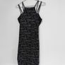 Pre Owned Quiz Vintage 90s Glitter Swirl Mini Dress Image 5