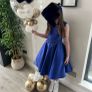 confirmation dress age 11 , blue , beading . Image 5