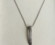 Vintage Sterling Silver 925 Pendant And Chain L-17 - 6,16g