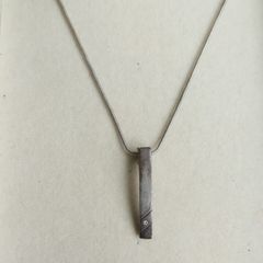 Vintage Sterling Silver 925 Pendant And Chain L-17 - 6,16g