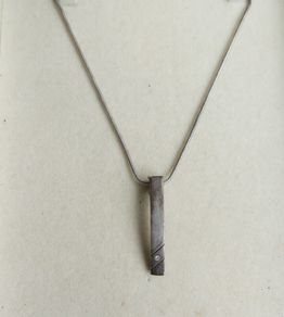 Vintage Sterling Silver 925 Pendant And Chain L-17 - 6,16g