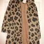 Stunning animal print elegant coat from Next, size 10 yo Image 3