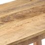 Desk 180x120x76 cm Solid Mango Wood Image 3