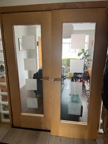 Internal double doors