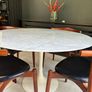 CA Design Mid-Century Marble Dining  table Immaculate Condition Image 4
