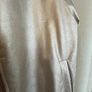 Kyla Light Gold Italian Leatherette Bomber Jacket Image 2
