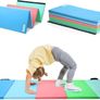 5-Panel Folding Gymnastics Tumbling Mat with Carrying Handles 195 x 75 x 2.8, Image 2
