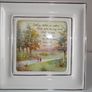 Porcelain Framed Sisters Watercolour Picture Image 8