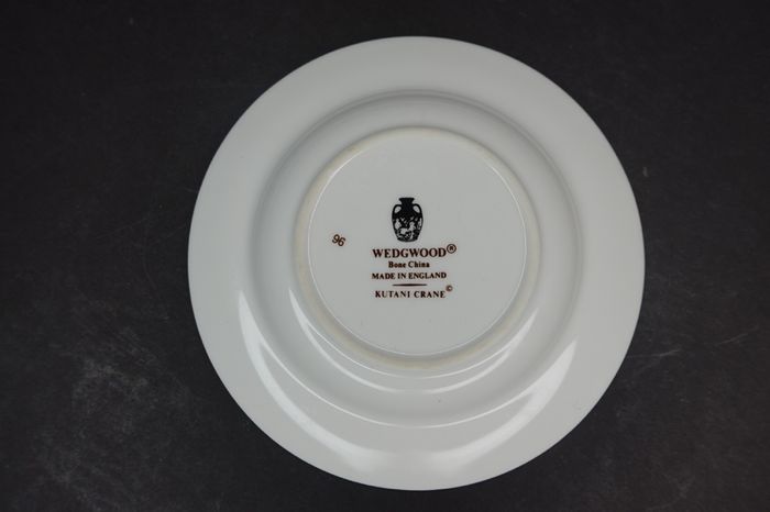 Vintage Wedgwood Kutani Crane Bone China Ashtray