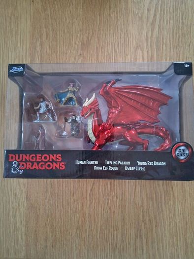 Jada Dungeons and Dragons die cast miniatures set.