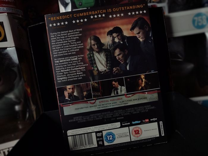 The Imitation Game ! DVD with Slipcase ! 2015 ! Benedict Cumberbatch !