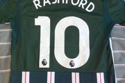 Marcus Rashford man utd away jersey. Small