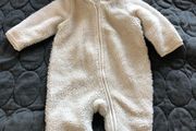 Baby 9-12 GAP Fleece Pramsuit and Converse Booties