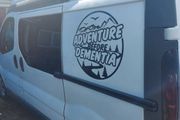 Funny camper sticker / decal