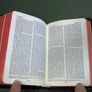 Small morocco bound standard version Bible in original box Image 7