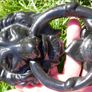 Vintage Lions Head Door Knocker Cast Iron Antique Image 4
