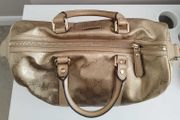 Original Gucci Metallic Bronze Boston Speedy 30 Bag