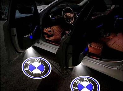 2x Car Led Door Welcome Lights Logo Projector For Bmw E90 E92 M3 E60 E61 E65 F01 F02 F10 F30 F48 G30 G38 X1 X2 X3 X4 X5 X6 X7 M |