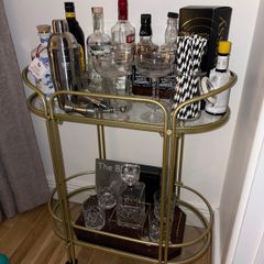 Gold drinks bar