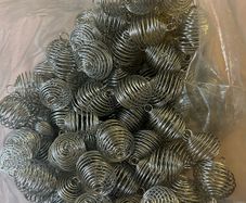 Large Bulk Bag of Silver Spiral Crystal Cages | Jewellery Making Supplies