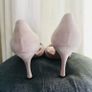 manolo Blahnik 39.5 beautiful butter soft beige suede shoes Image 4