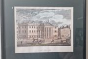 Antique Print Engraving Titled New Post Office 1817 Dublin By William Brocas
