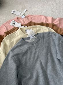 Four brand new Zara cotton sweaters size M
