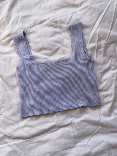 Purple crop top