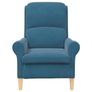 Armchair Blue Velvet Image 4