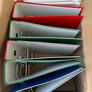 Lever Arch File 70mm ,5 Pack, Assorted Colours, 2 Rings, 70mm Spine, Water-Resistant, Reinforced Edge, Spine Label, Finger Pull Ring Image 6